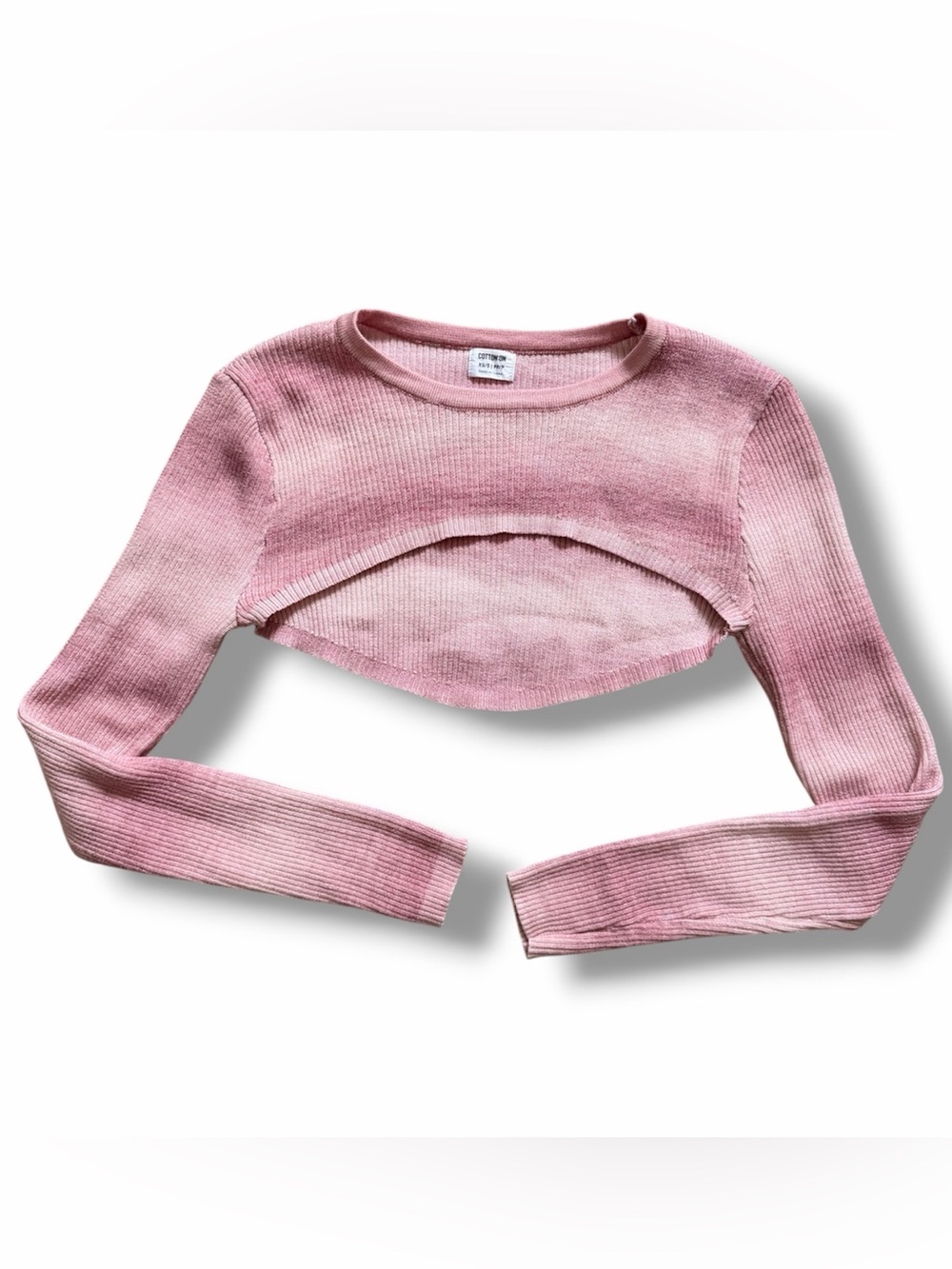 cotton on pink ombré bolero